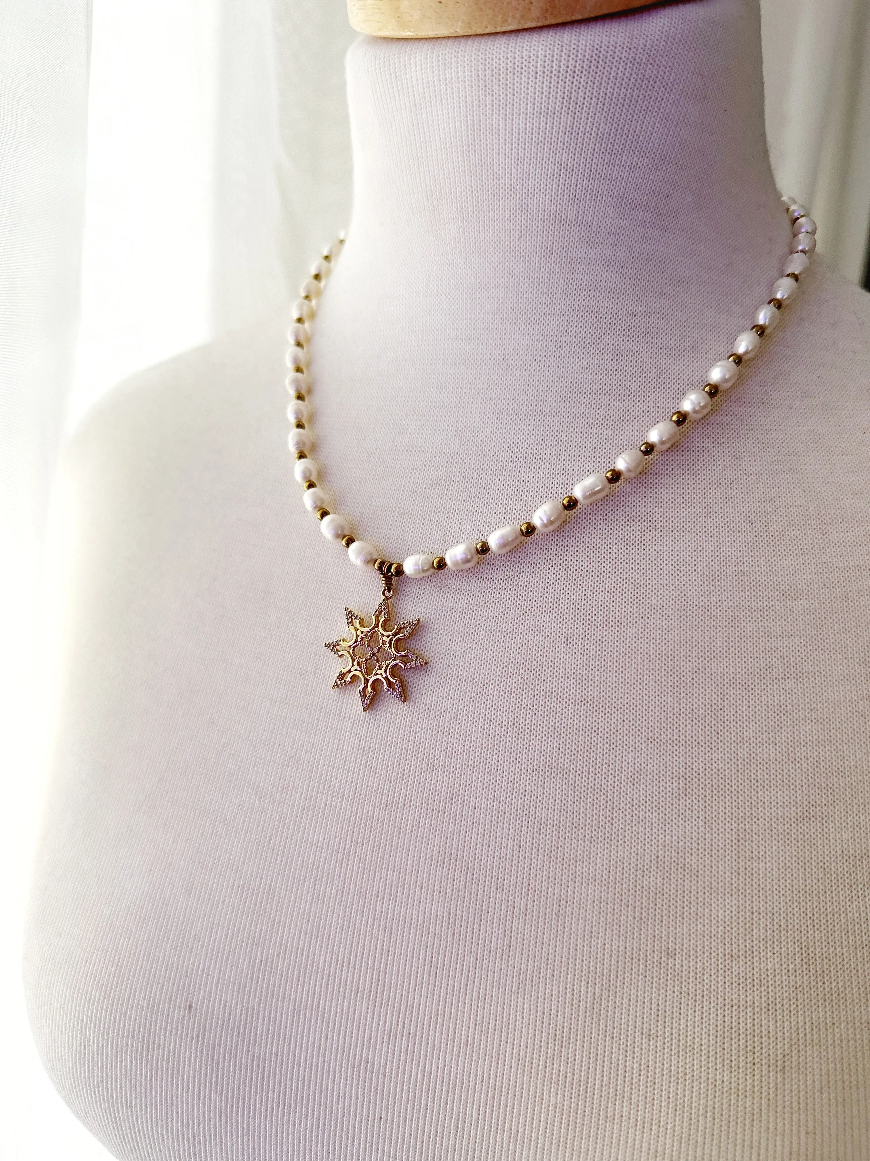 8390JN -  Zaria Pearl Necklace