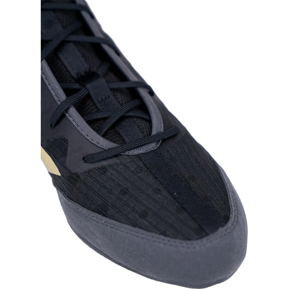 Adidas Box Hog 4 Boxing Boots Black/ Gold