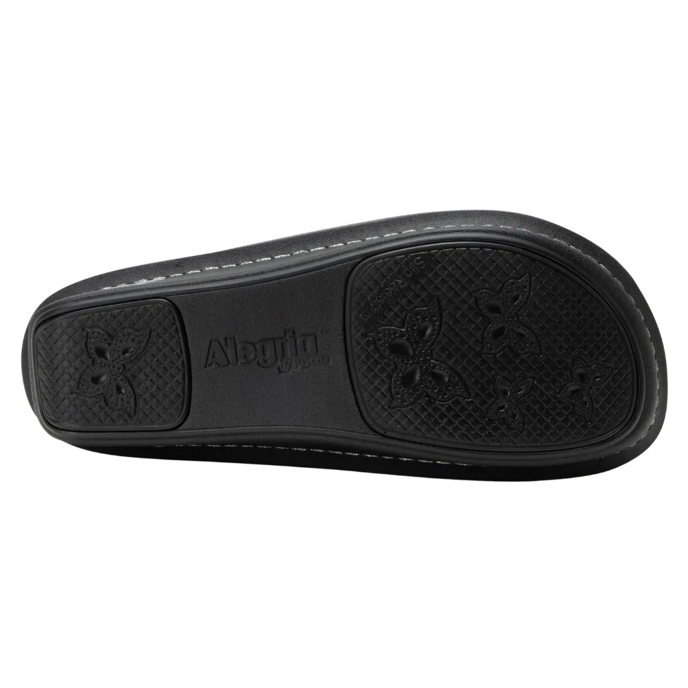 Alegria Classic La Dee Dottie Black Clog (Women's)