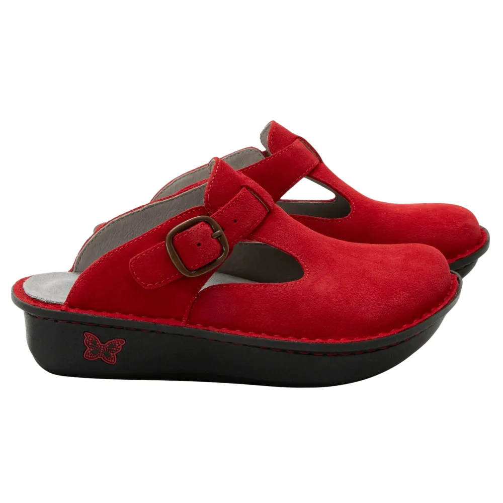 Alegria Classic She's A Firecracker Suede Clog (Women's)