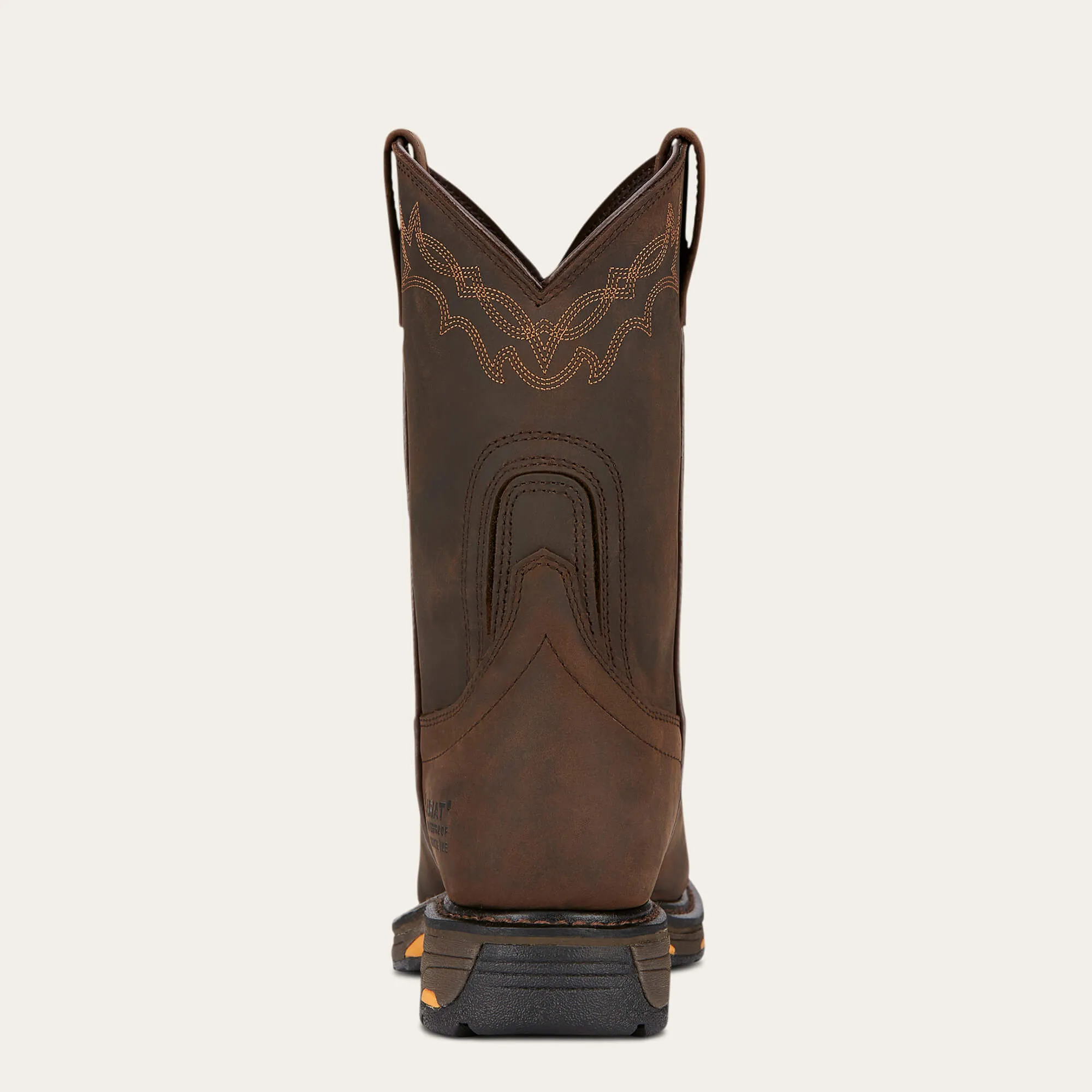 Ariat Men's WorkHog 10" Composite Toe Waterproof Western Work Boot - Oily Brown - 10001200