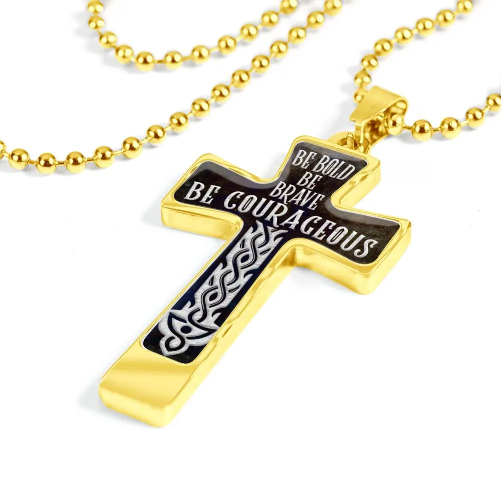 Be Bold Cross Necklace