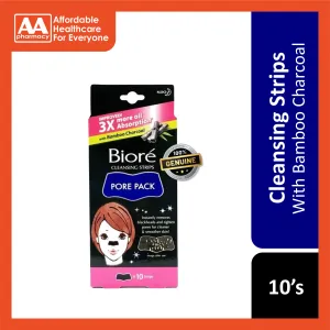 Biore Pore Pack Black with Bamboo Charcoal 10's