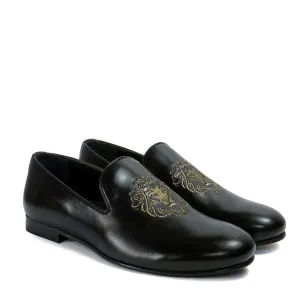 Black Genuine Leather Slip-On By Brune & Bareskin