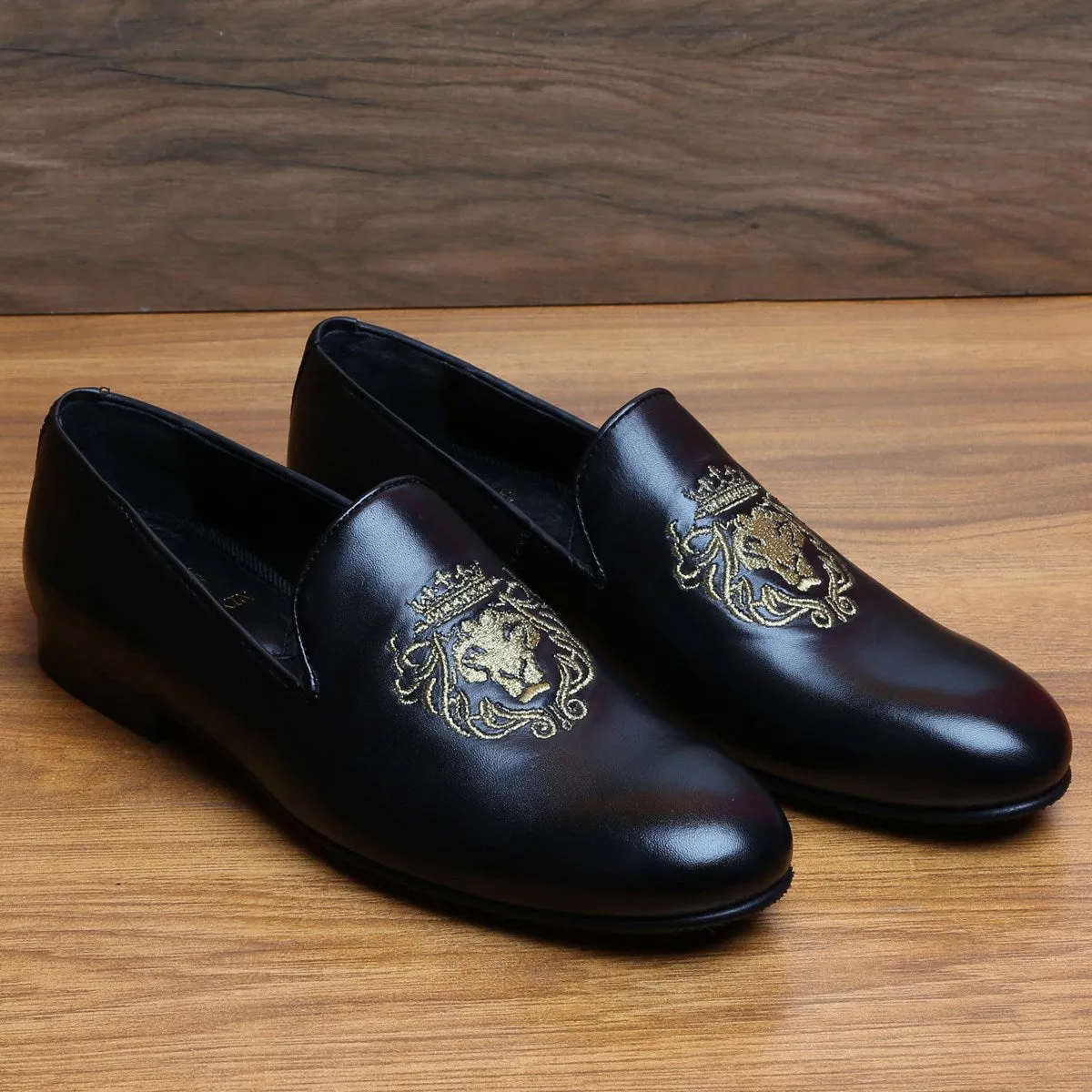 Black Genuine Leather Slip-On By Brune & Bareskin