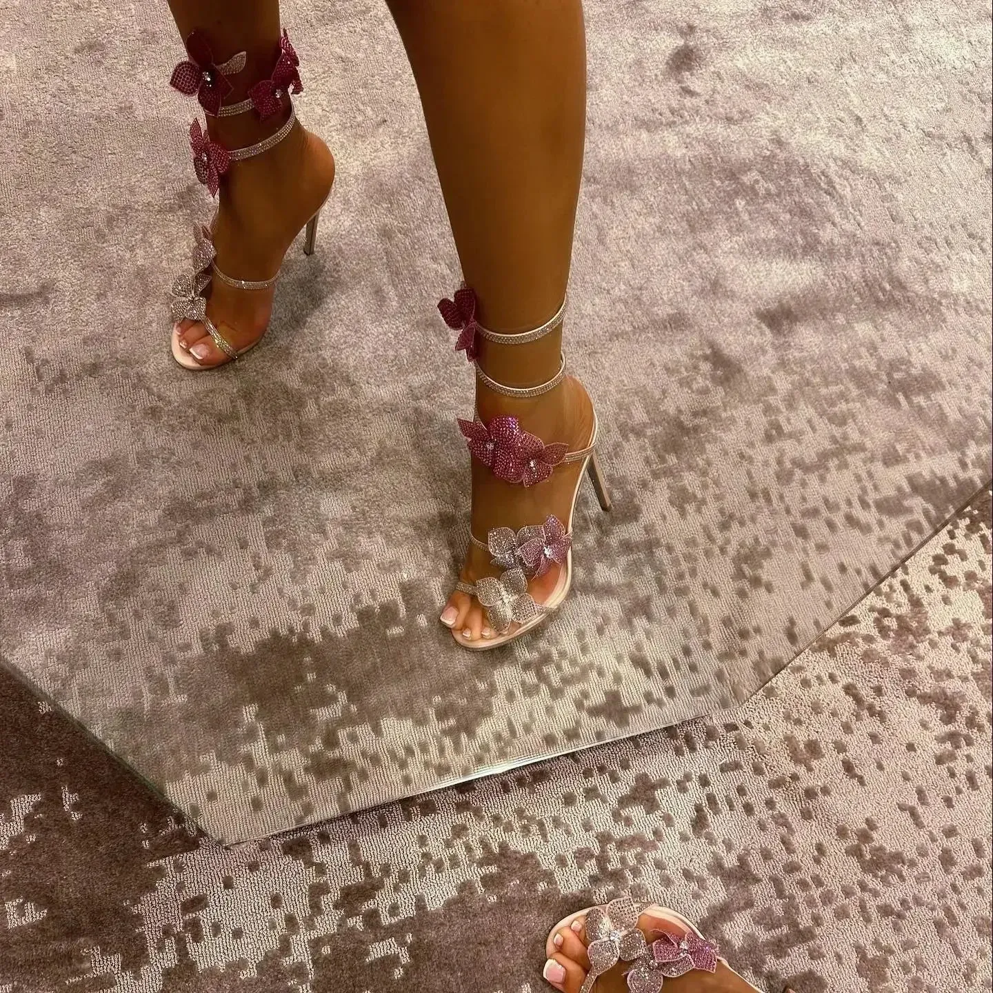 Blossom Wraparound Heels