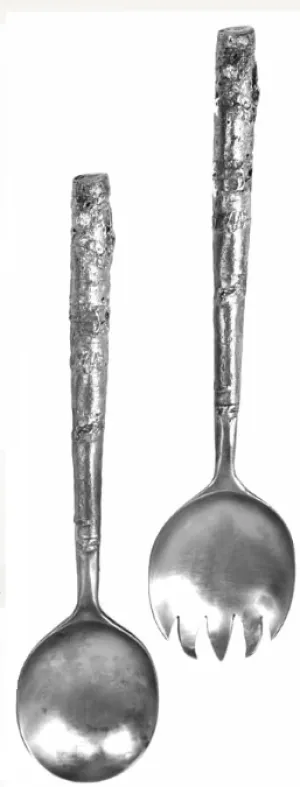 Bold Birch Bark Serving Set
