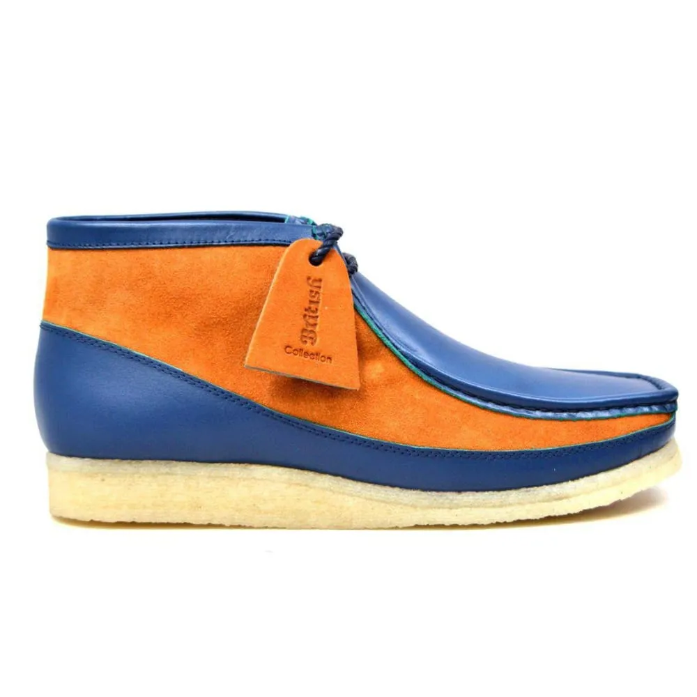 British Walkers Walker 100 Men's Leather and Suede Limited Edition High Tops Ankle Boots