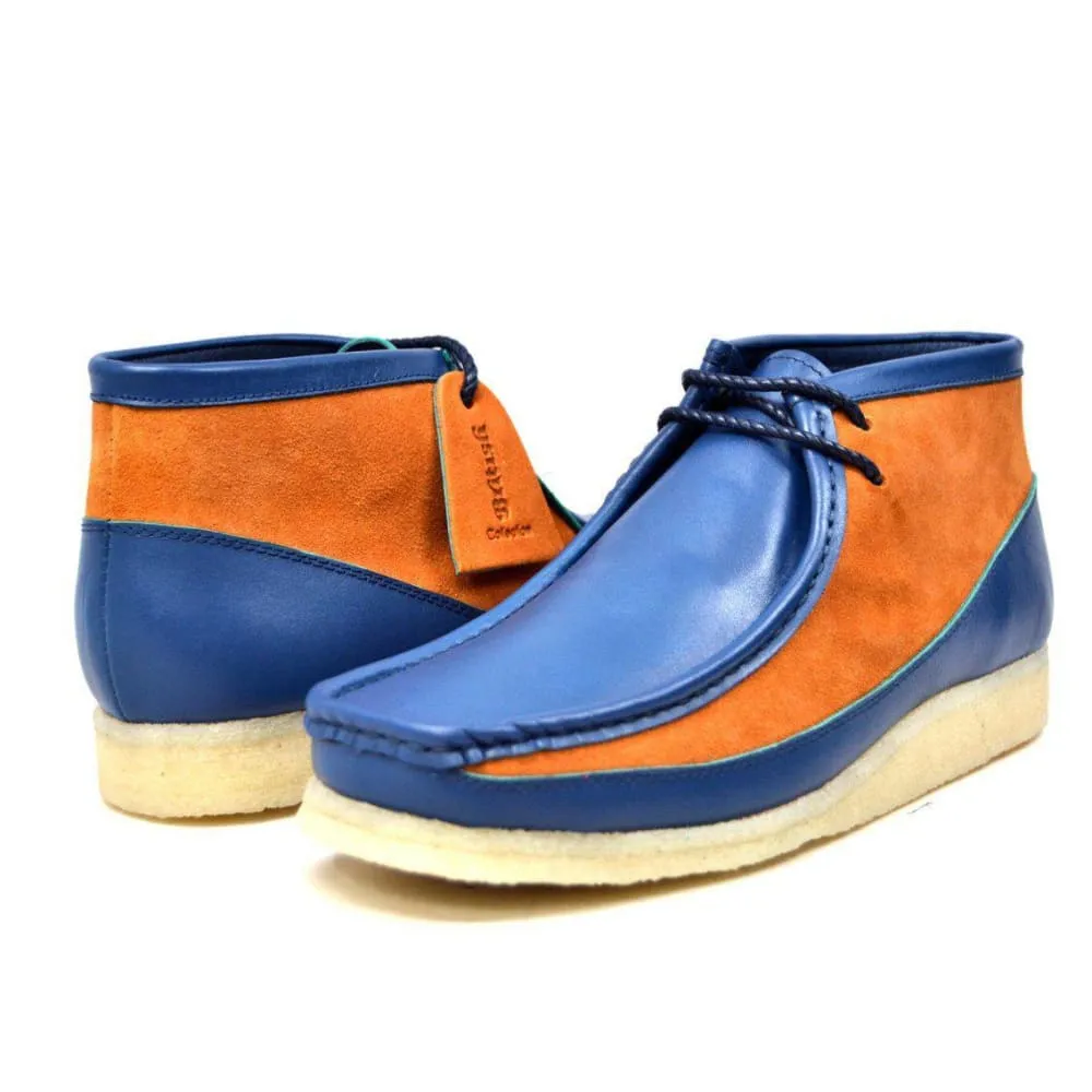 British Walkers Walker 100 Men's Leather and Suede Limited Edition High Tops Ankle Boots