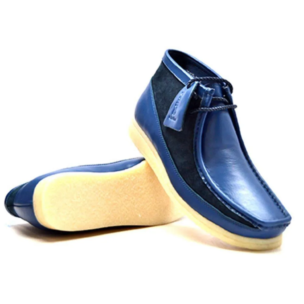 British Walkers Walker 100 Men's Leather and Suede Limited Edition High Tops Ankle Boots