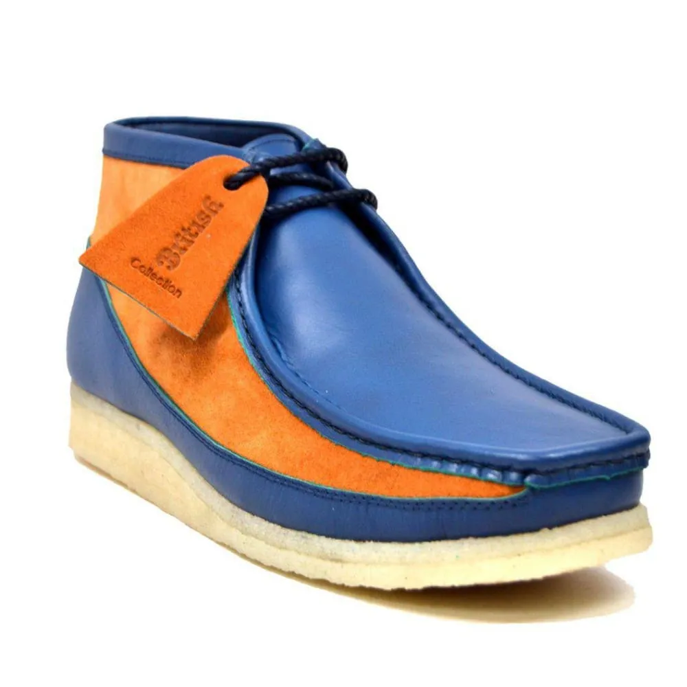 British Walkers Walker 100 Men's Leather and Suede Limited Edition High Tops Ankle Boots