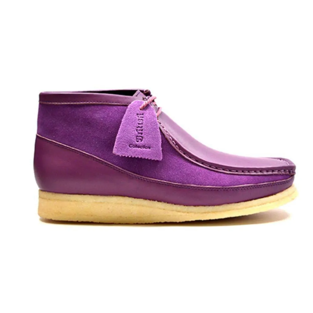British Walkers Walker 100 Men's Leather and Suede Limited Edition High Tops Ankle Boots
