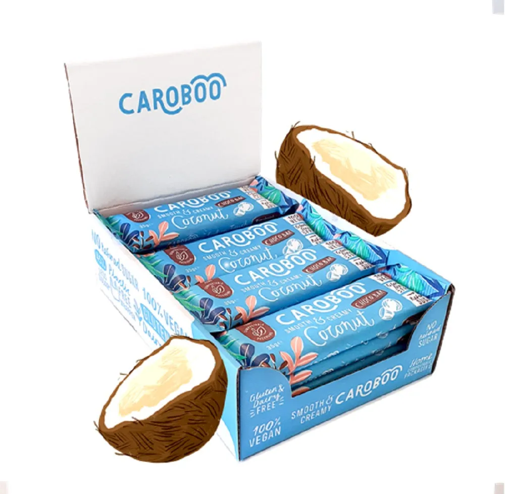Caroboo Choco Bar - Smooth & Creamy Coconut