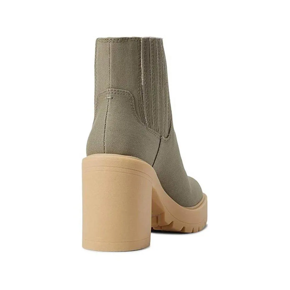 Caster Sage Suede Heeled Boots