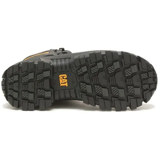 CAT Men's Invader Composite Toe Waterproof Hiker Work Boot -Black- P91542