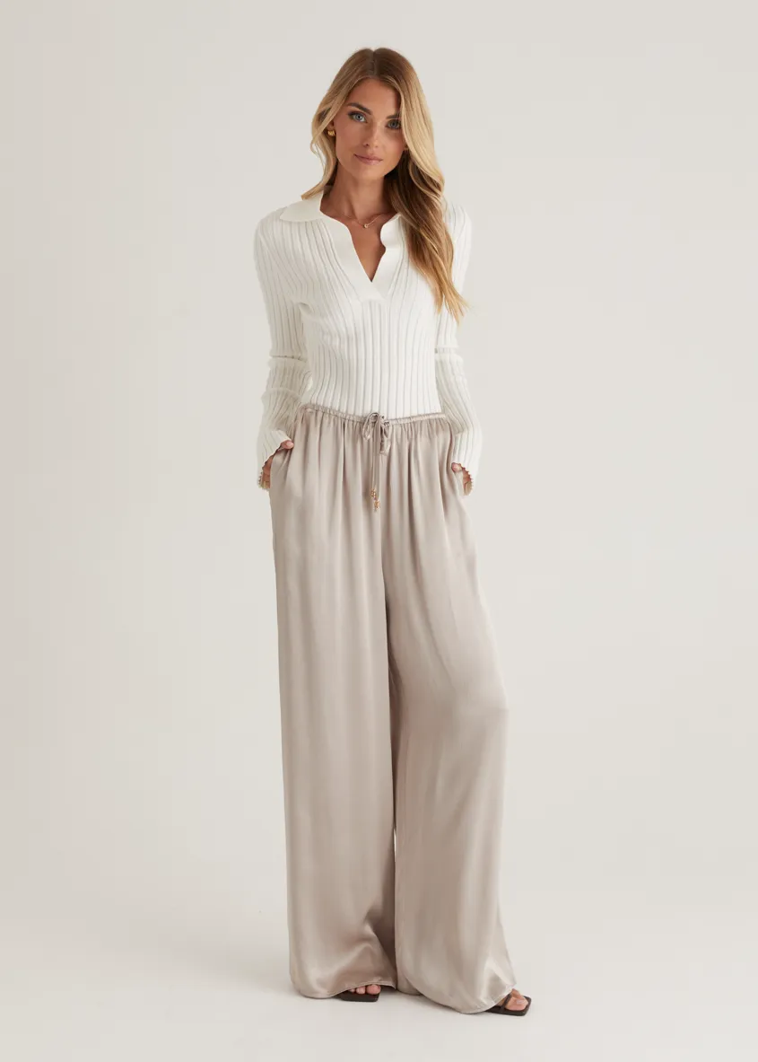 Charlie Pants - Taupe