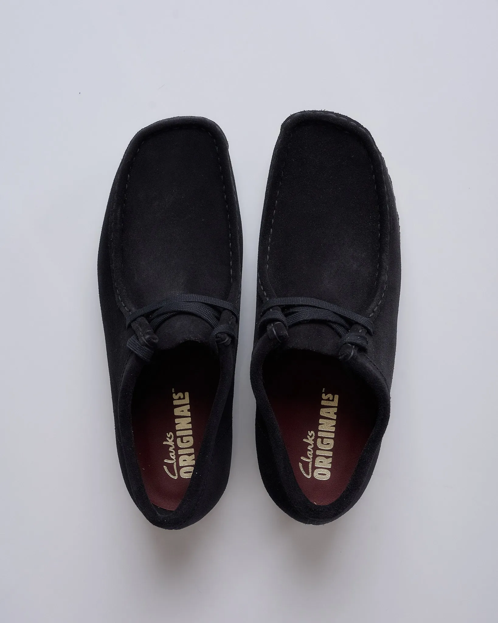 Clarks Originals Wallabee Black Suede