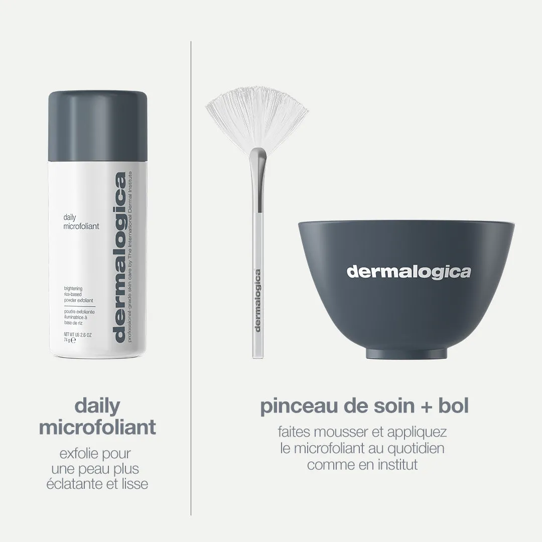 Coffret smooth   brighten | trio exfoliation quotidienne