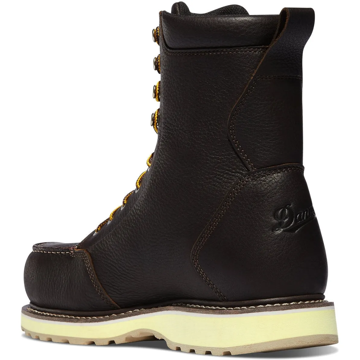 Danner Men's Cedar River 8" Alloy Toe Waterproof Slip Resistant Work Boot -Brown- 14306