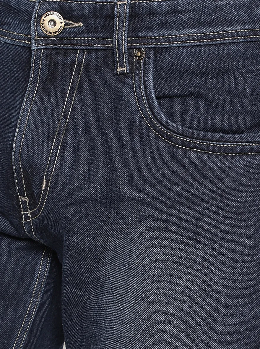 Denim Blue Washed Narrow Fit Jeans | Greenfibre