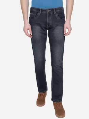 Denim Blue Washed Narrow Fit Jeans | Greenfibre