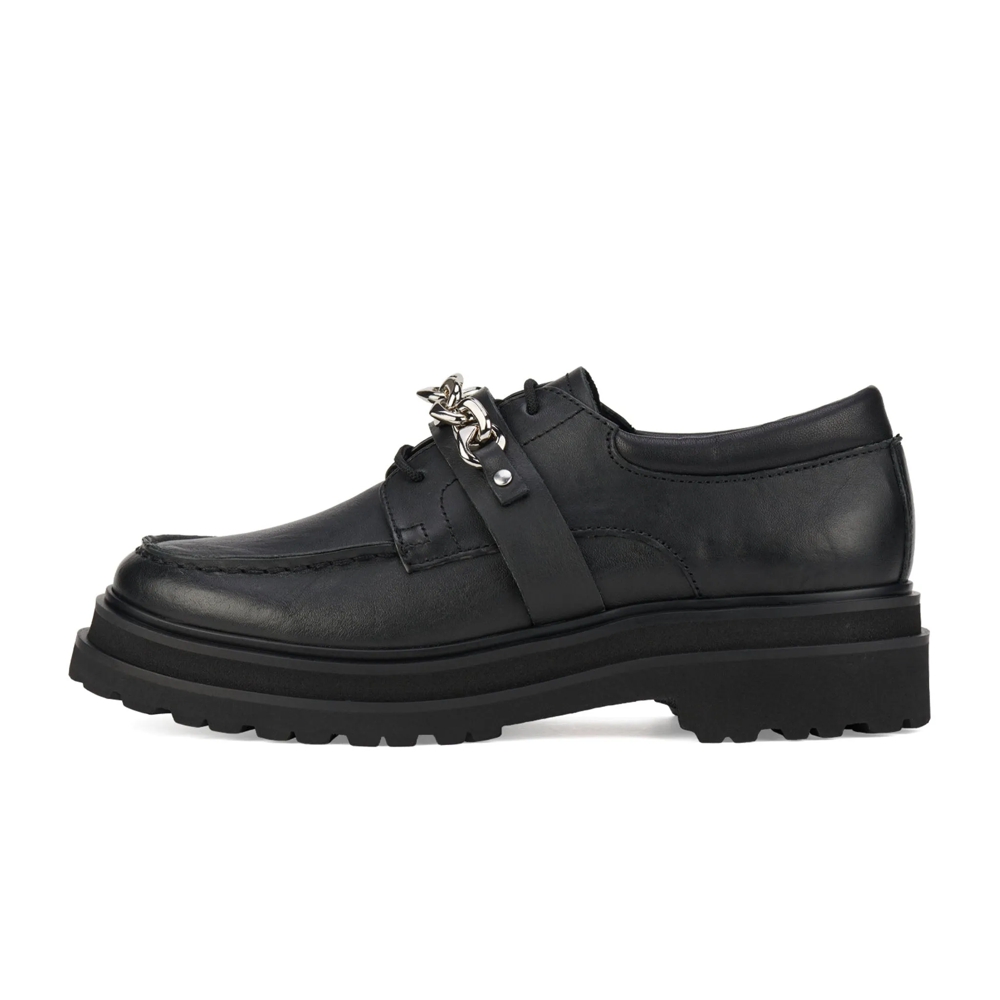 Derby Step Moccasin Black