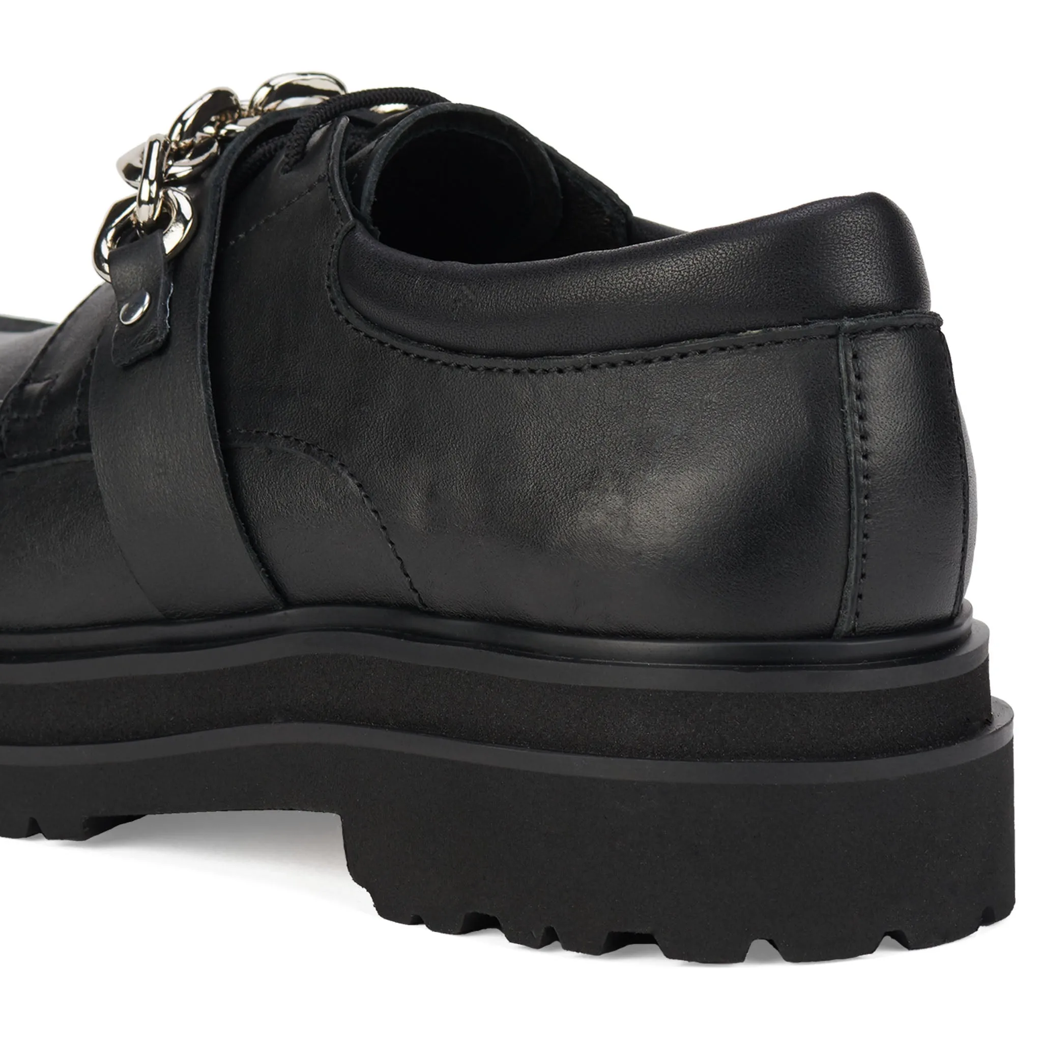 Derby Step Moccasin Black
