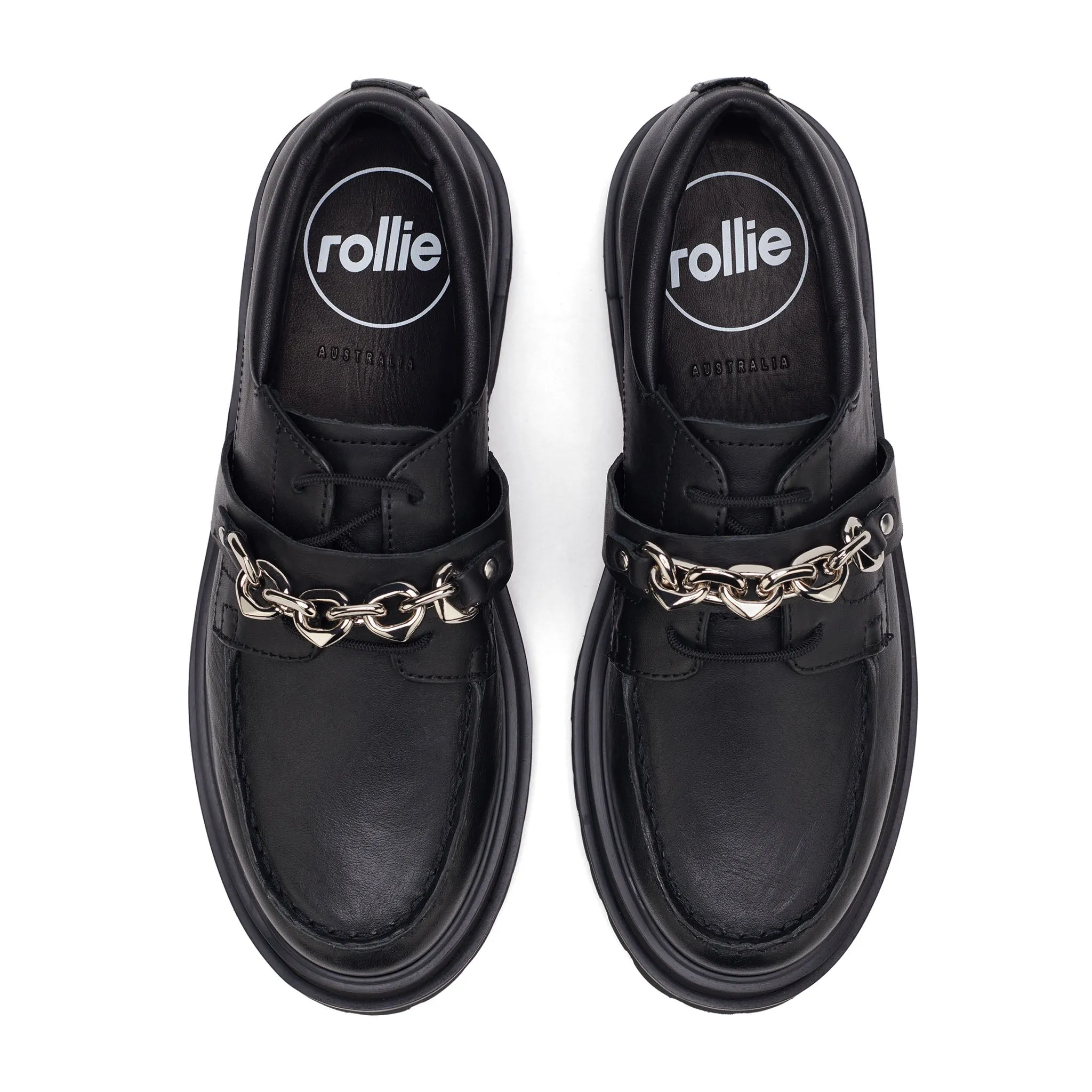Derby Step Moccasin Black