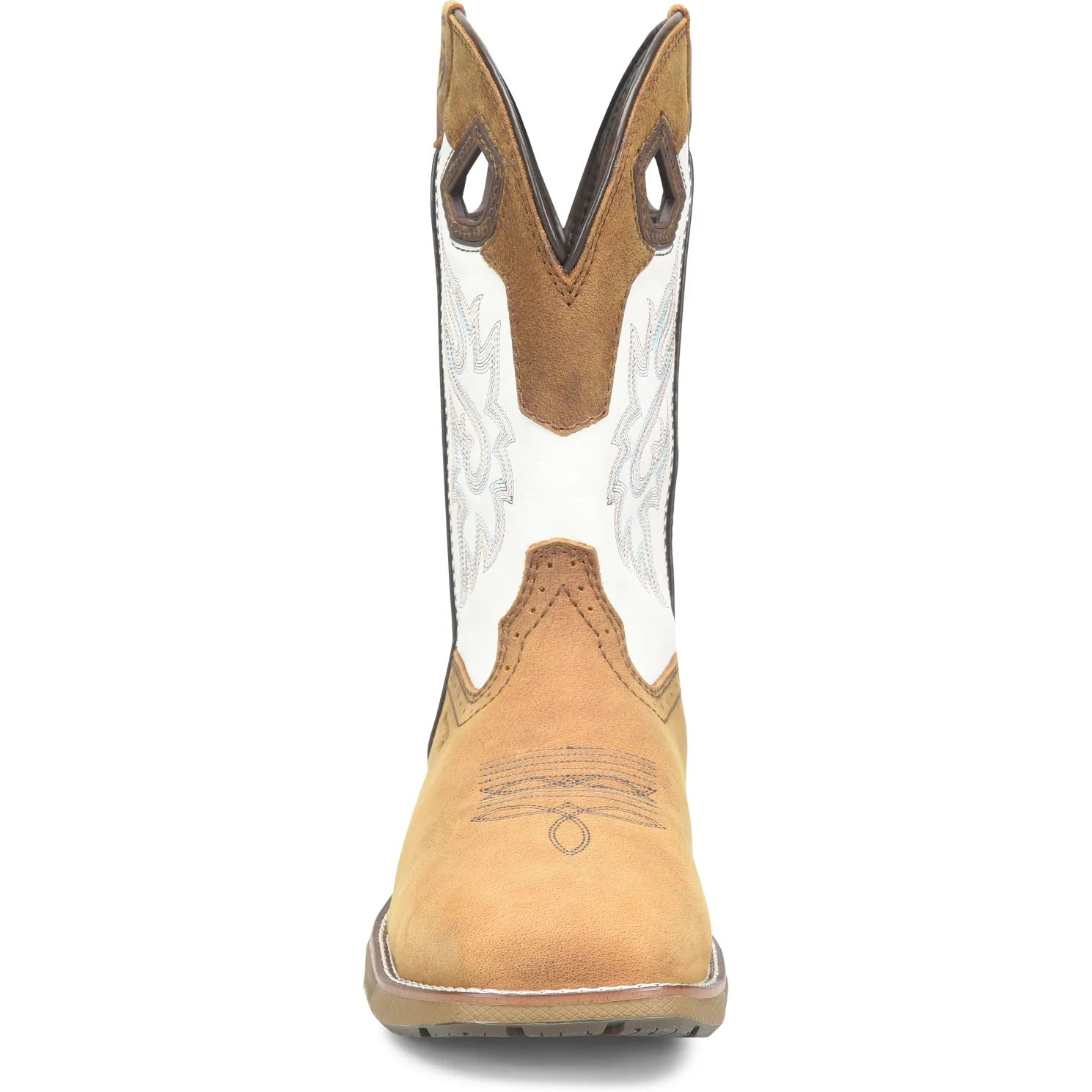 Double H Men's 11" Wide Square Toe Composite Toe Roper Work Boot -Brown- DH5426