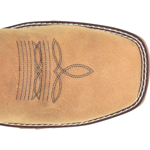 Double H Men's 11" Wide Square Toe Composite Toe Roper Work Boot -Brown- DH5426