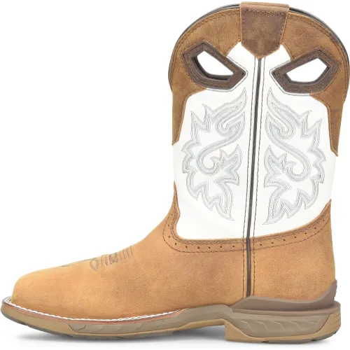 Double H Men's 11" Wide Square Toe Composite Toe Roper Work Boot -Brown- DH5426