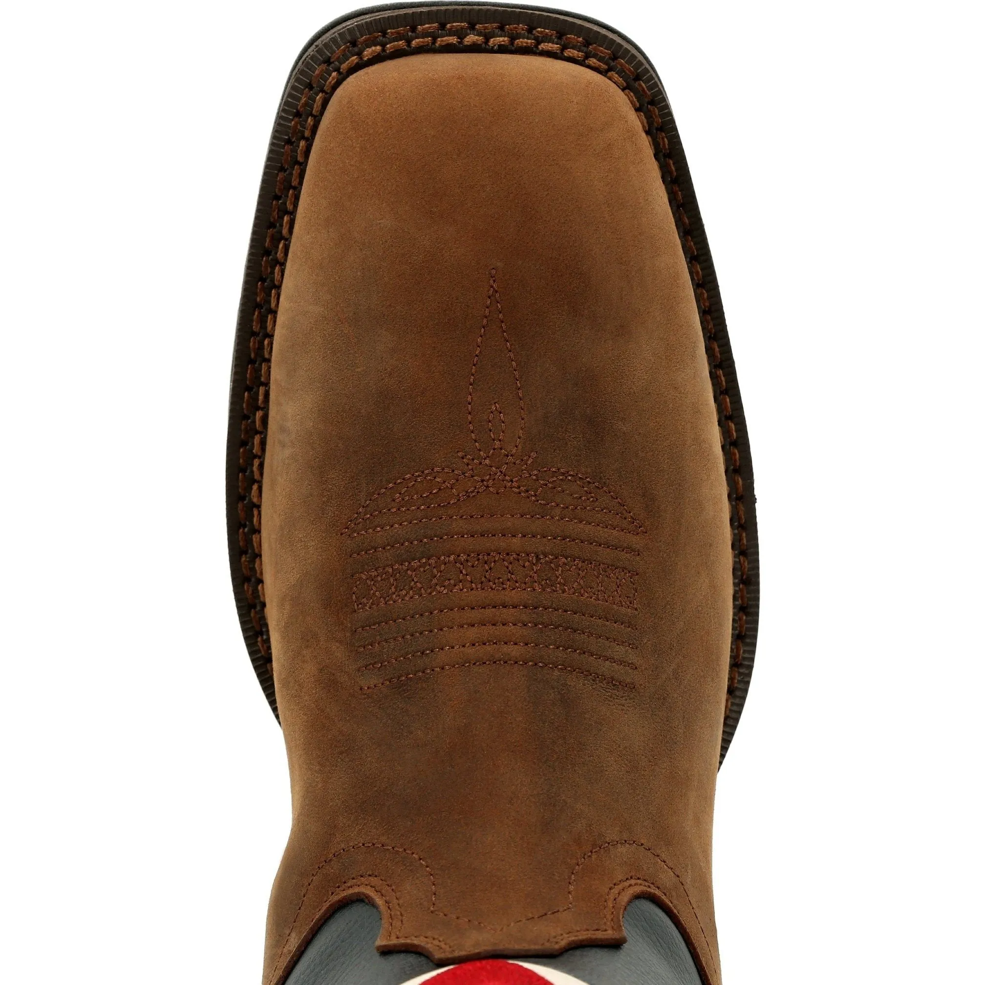 Durango Men's Rebel  11" Square Toe Pull-On Western Boot Brown DDB0346