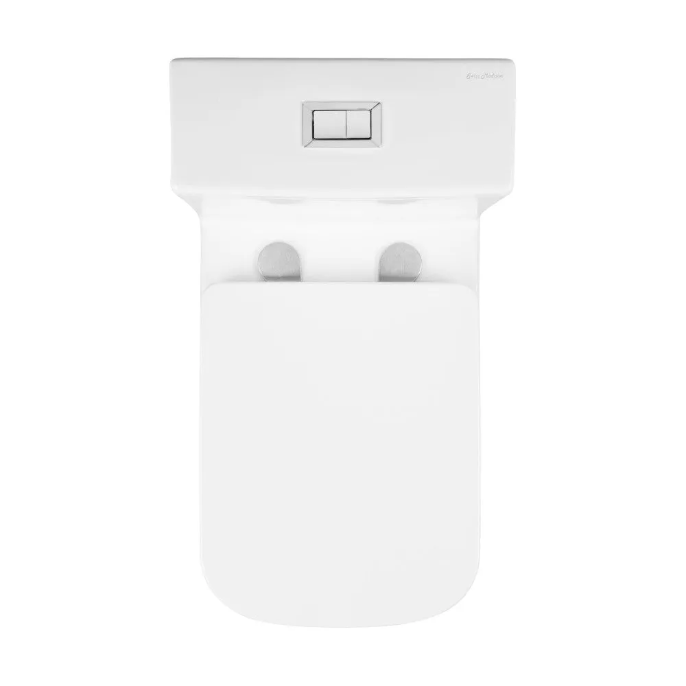 Eclair One-Piece Square Toilet Dual-Flush 0.8/1.28 gpf