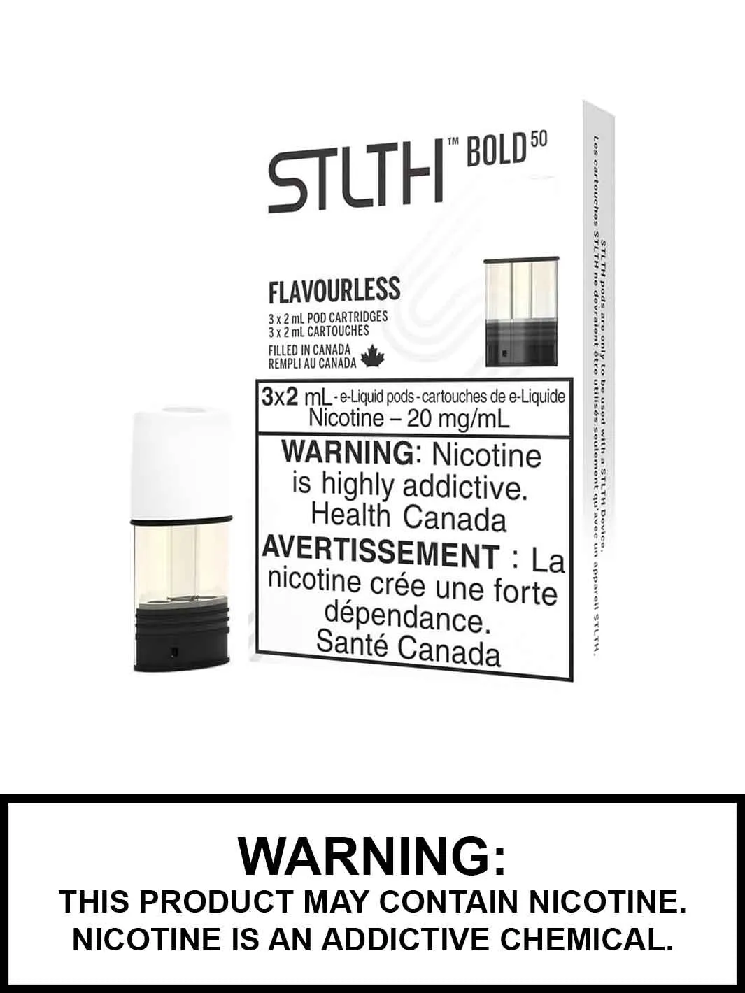 Flavourless STLTH Pods