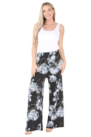 Floral Print Palazzo Trouser