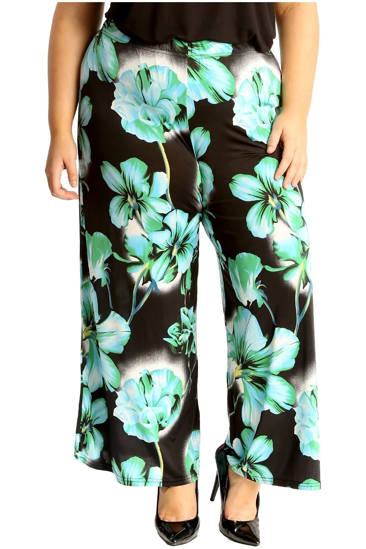 Floral Print Palazzo Trouser