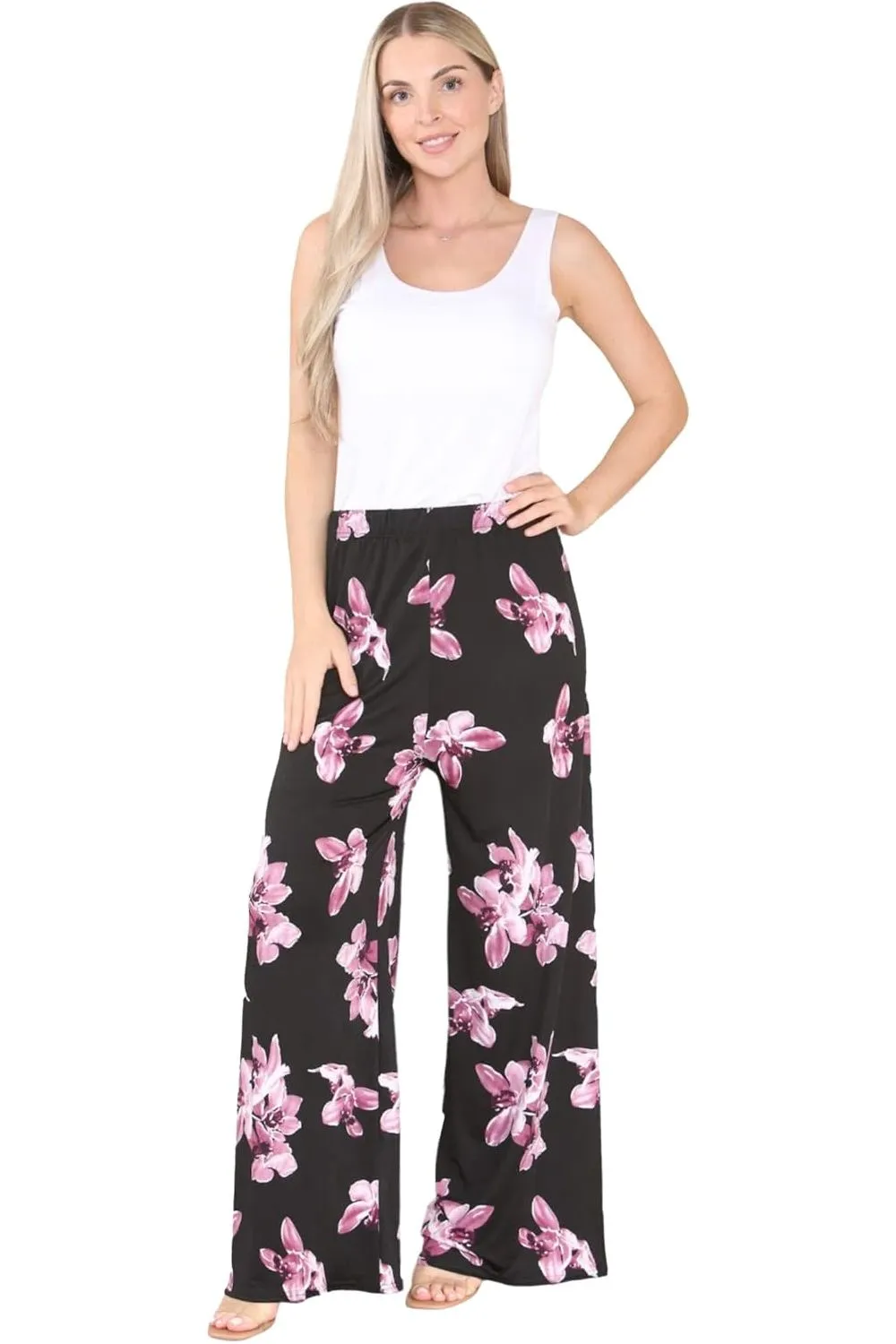 Floral Print Palazzo Trouser