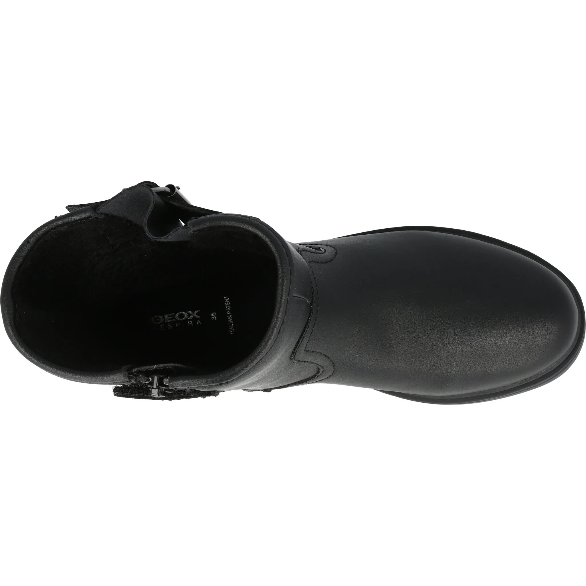 Geox Eclair Black Girl's Ankle Boots