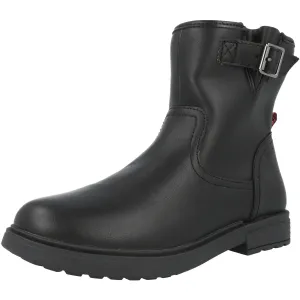 Geox Eclair Black Girl's Ankle Boots