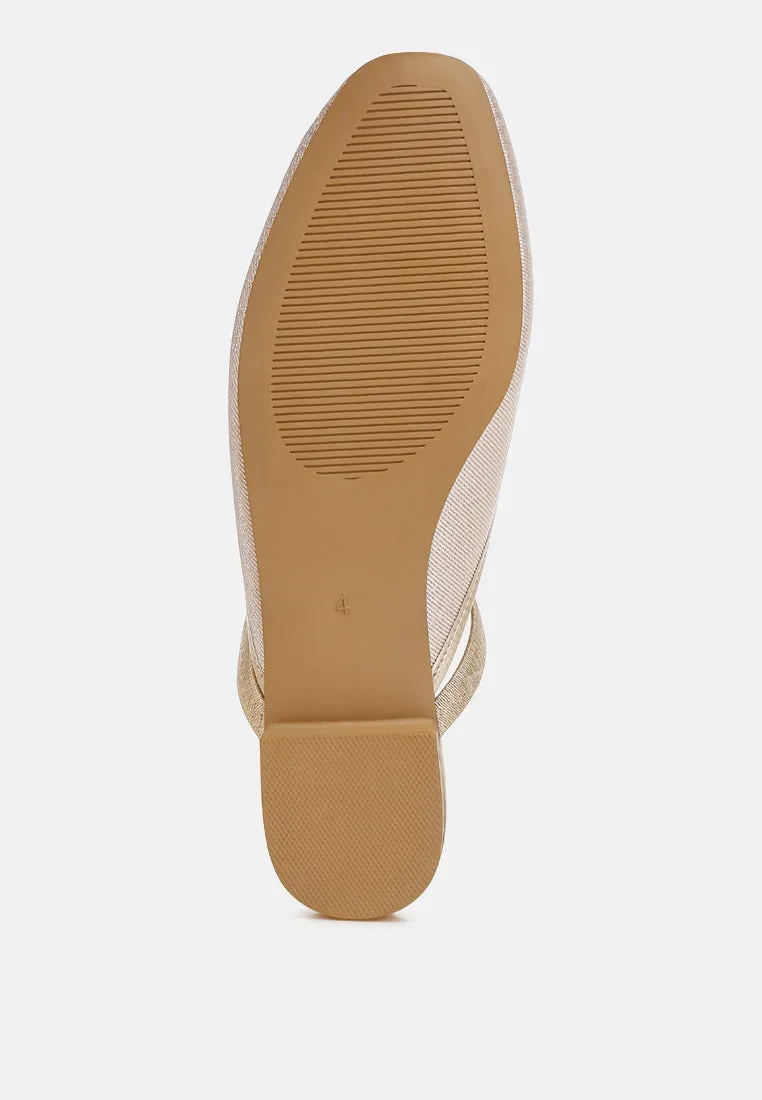 Glitter Ballet Mules By MODE