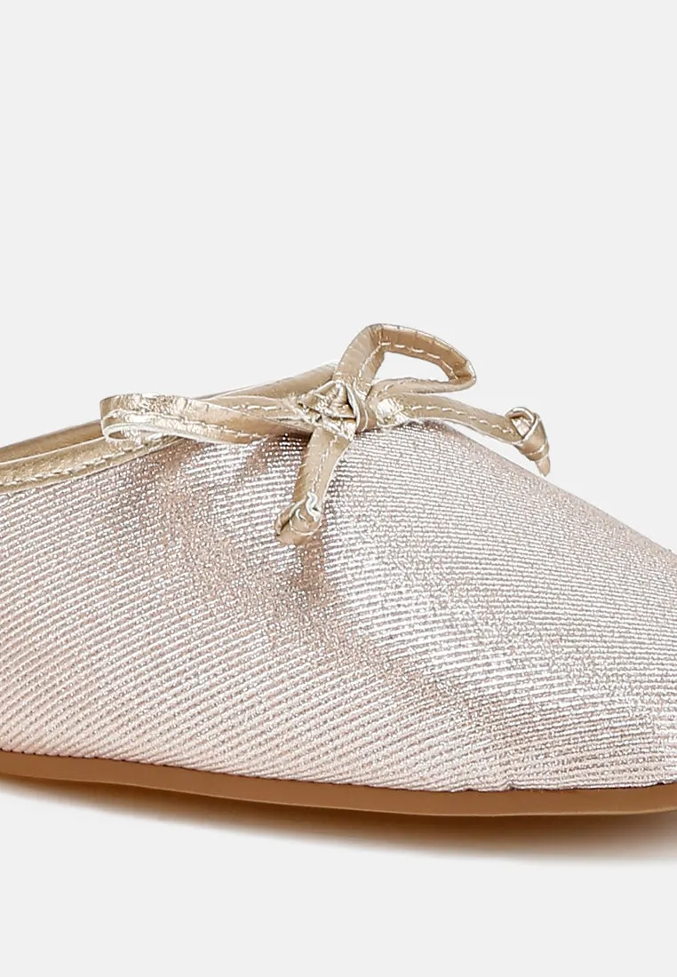 Glitter Ballet Mules By MODE