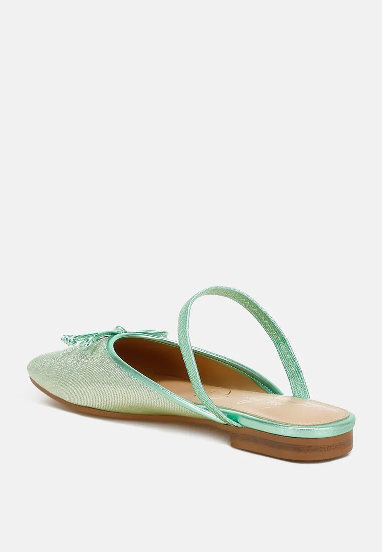 Glitter Ballet Mules By MODE
