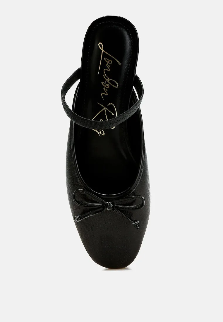 Glitter Ballet Mules By MODE