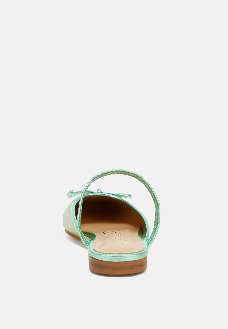 Glitter Ballet Mules By MODE
