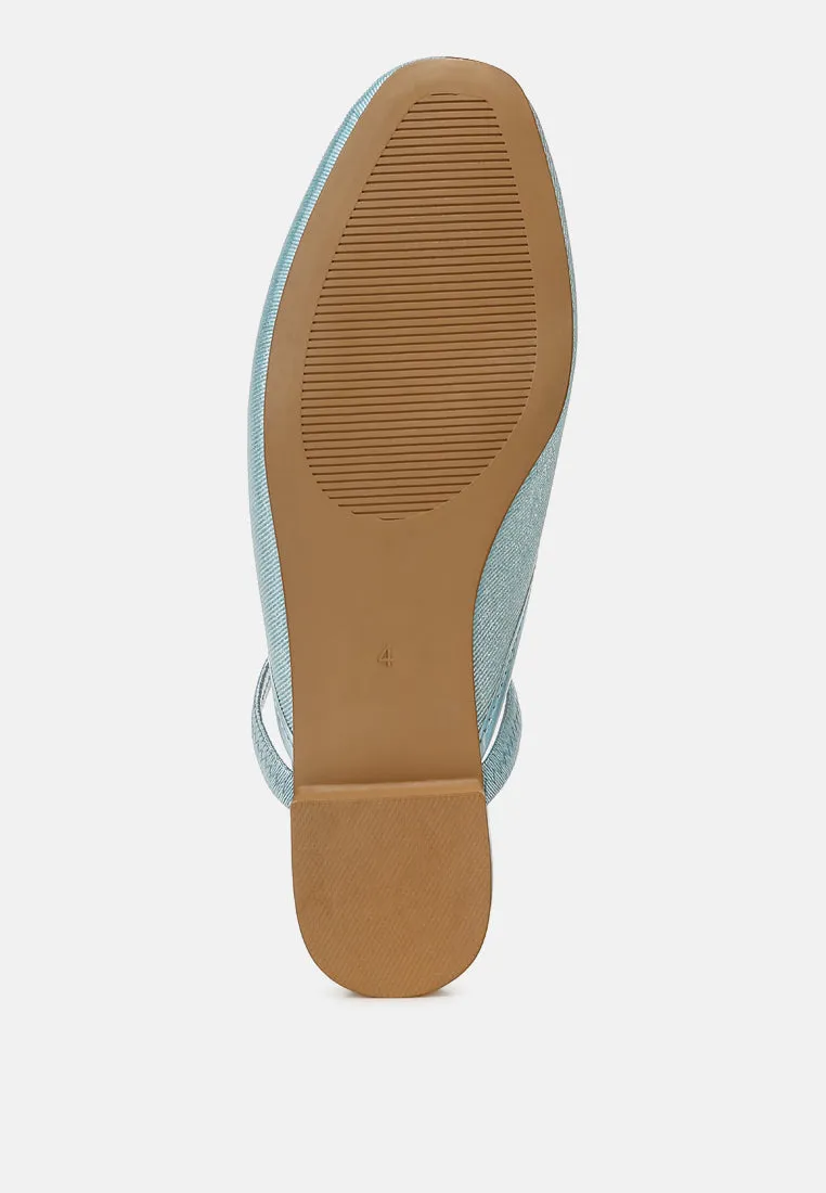 Glitter Ballet Mules By MODE