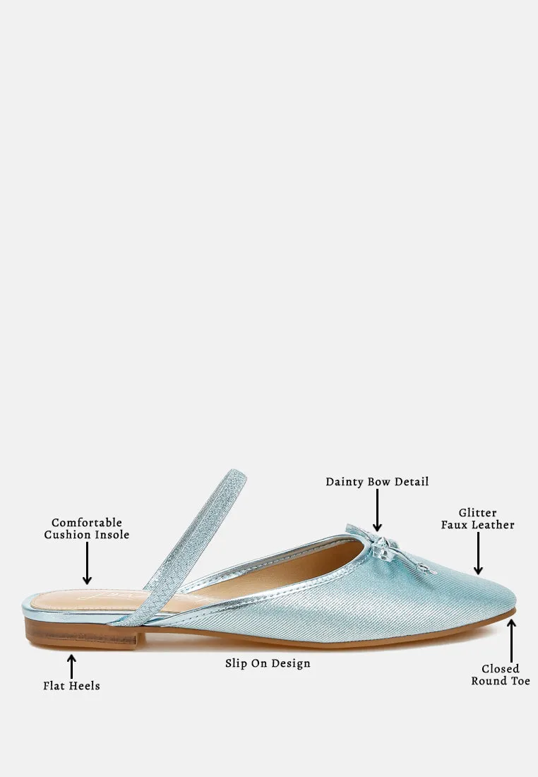 Glitter Ballet Mules By MODE
