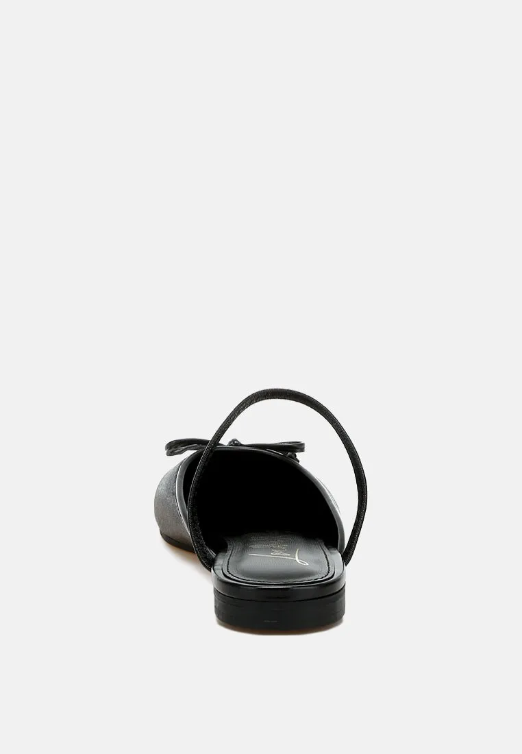 Glitter Ballet Mules By MODE
