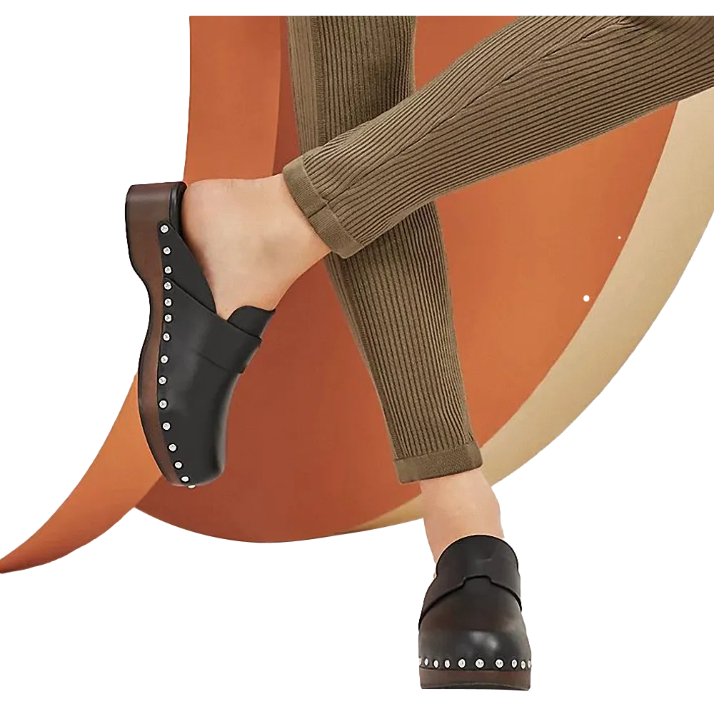 Hermes [SH13] Cafe "Mules Femme Calya"  Women Calfskin Mules Sz 37, BNIB!