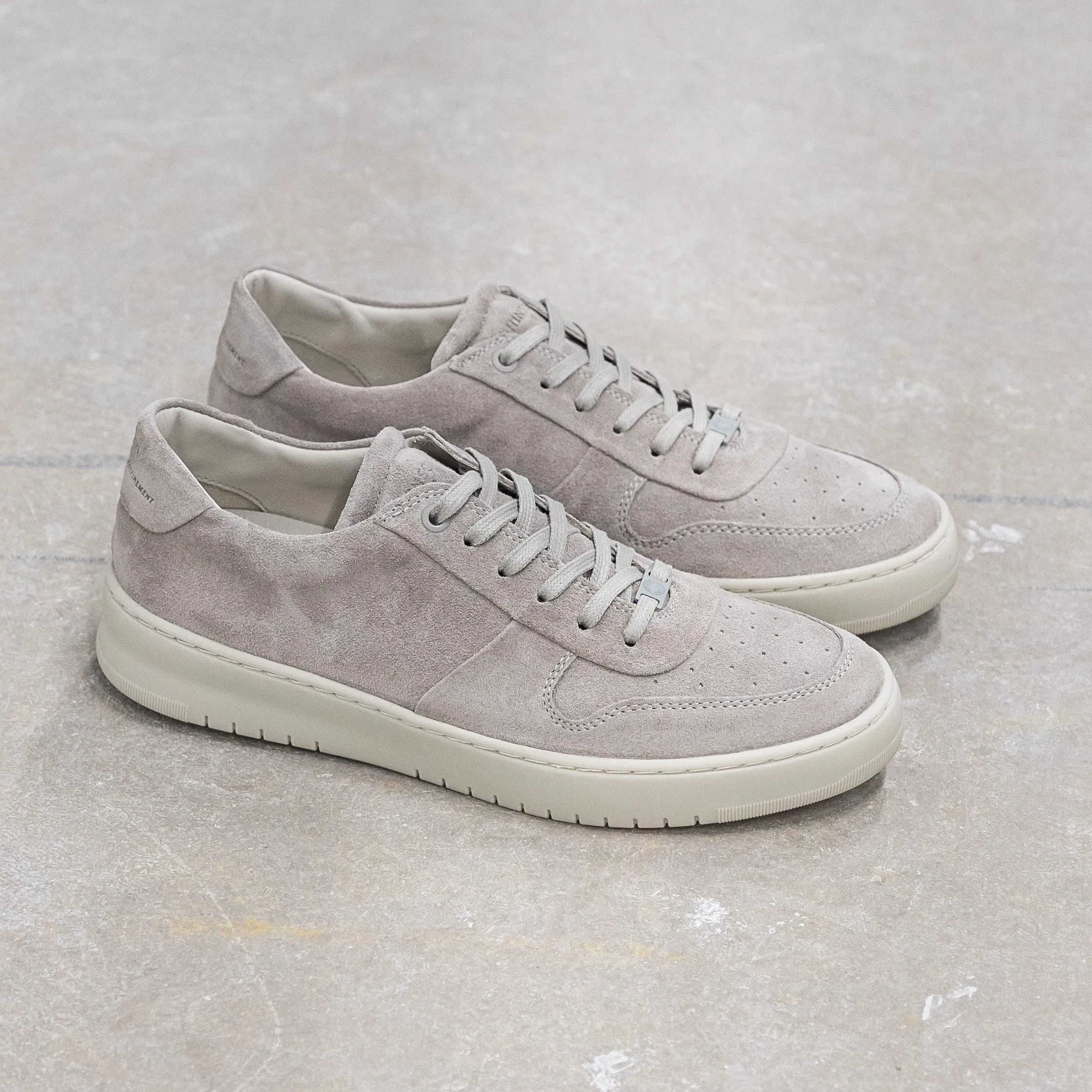 Hinson Bennet Sonder Eight Lt Grey Leather Suede