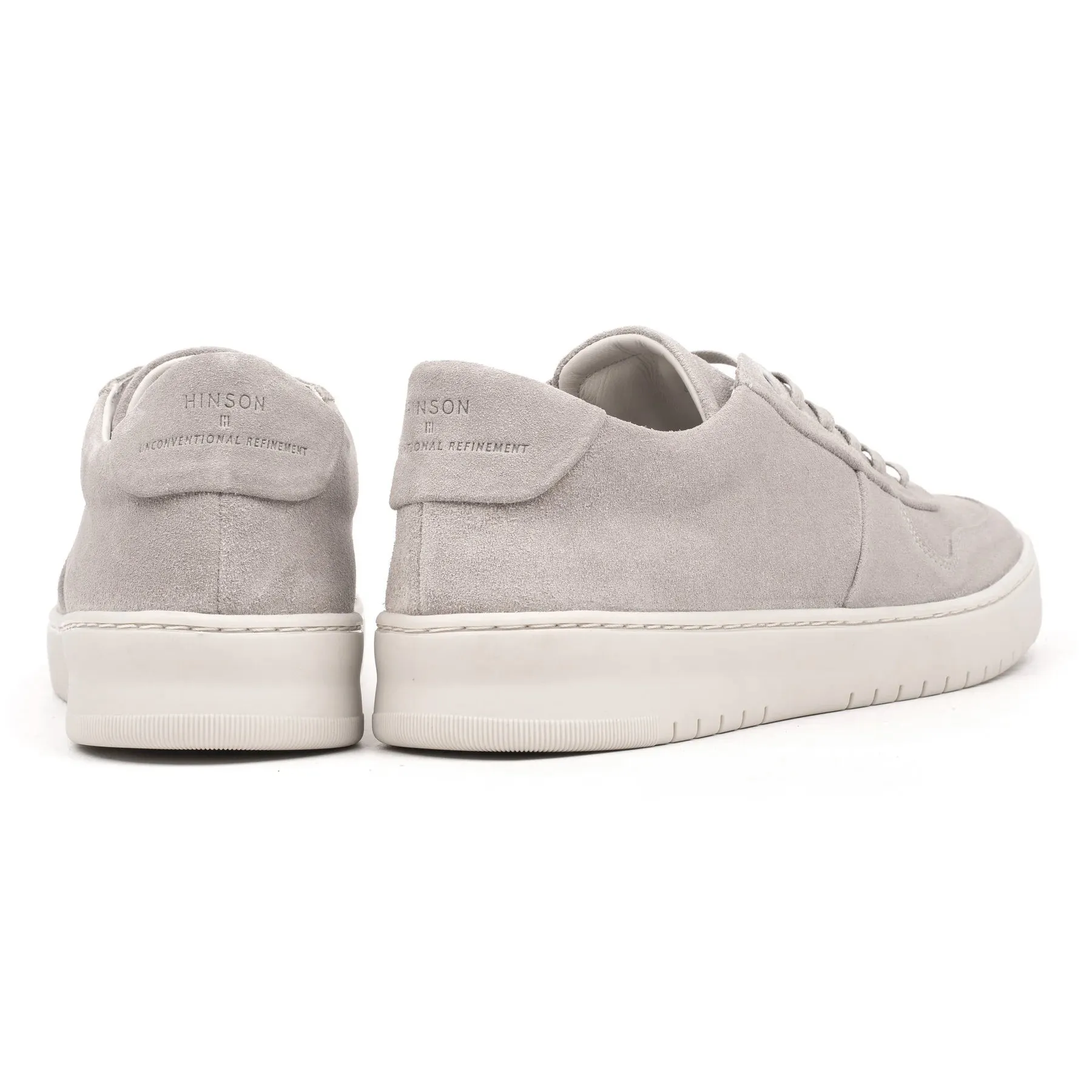 Hinson Bennet Sonder Eight Lt Grey Leather Suede